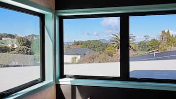 Vue depuis lâhĂ©bergement