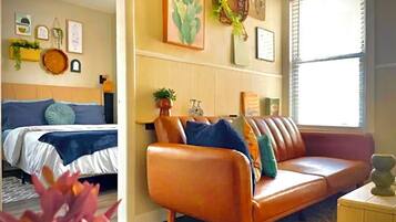 1 habitación, escritorio, tabla de planchar con plancha y wifi