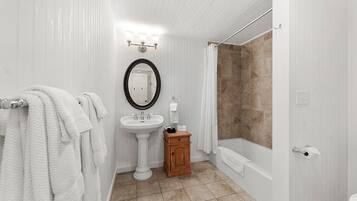 Hair dryer, towels