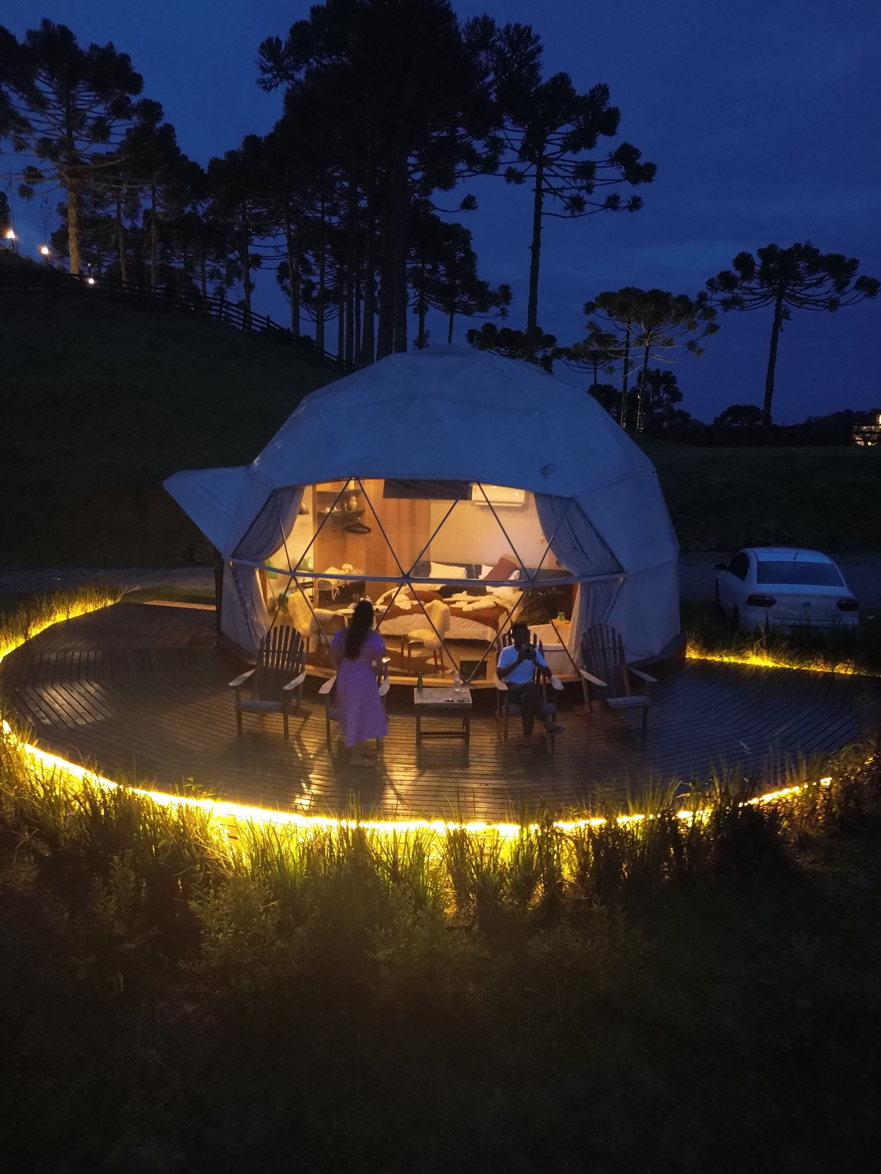 Front of property - evening/night