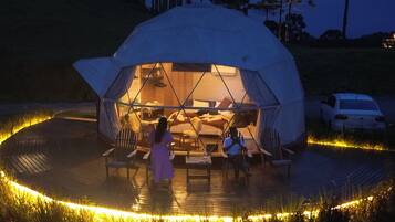 Front of property – evening/night