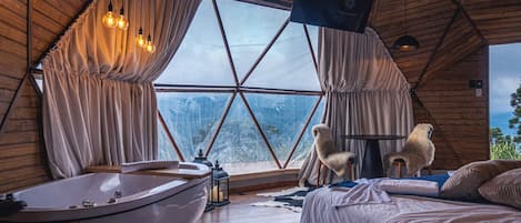 Cabane Confort, vue montagne