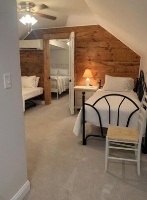 2 bedrooms, iron/ironing board, travel cot, WiFi