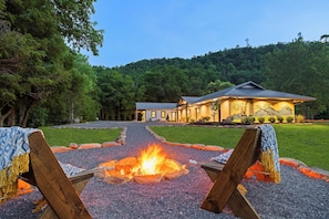 Fireplace - Lodge at Mount Mitchell (Burnsville)