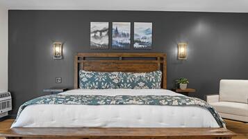 Habitación clásica, 1 cama King size, vista a la montaña | Escritorio, espacio para trabajar con laptop y wifi gratis