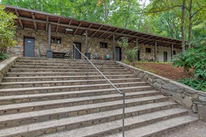 Familiekamer, 1 twee- of 2 eenpersoonsbedden, terras | Terras