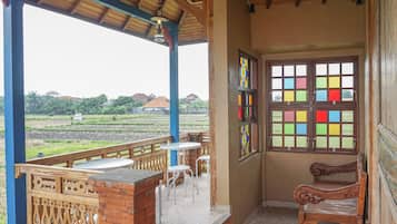 Quarto luxo | Terraço/pátio