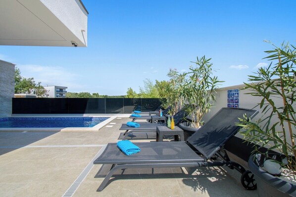 Una piscina climatizada