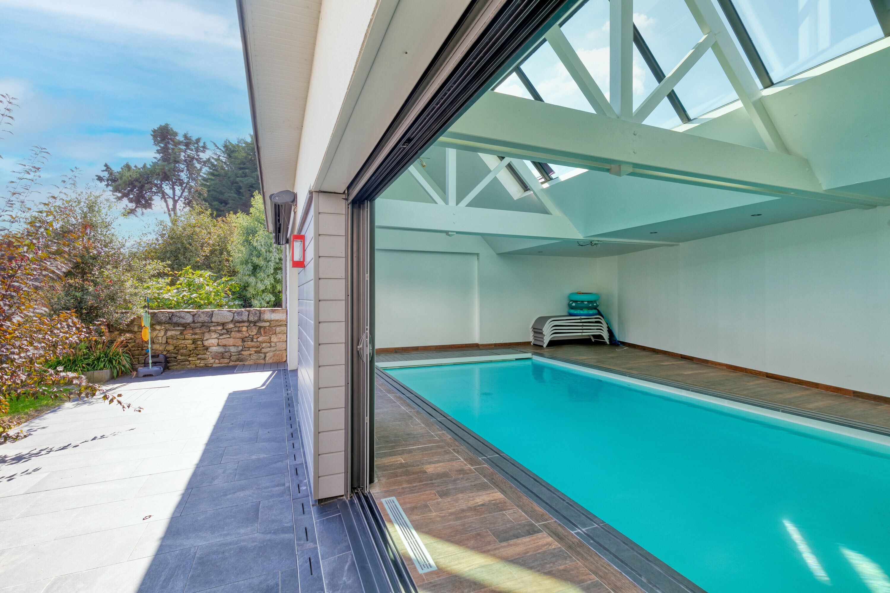 Piscine couverte, piscine chauffée