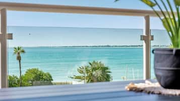 Premium-lejlighed | Udsigt fra balkon