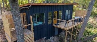 Two Tree Retreet Treehouse With Hot Tub Secluded Stay