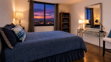 2 bedrooms, desk, iron/ironing board, WiFi (free)
