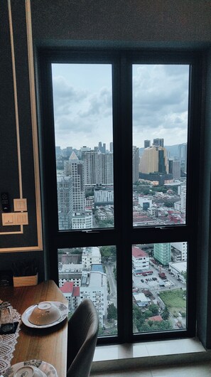 Interior - 1-bedroom apartment with balcony in Kuala Lumpur with AC, fitness room, WiFi (Kuala Lumpur)