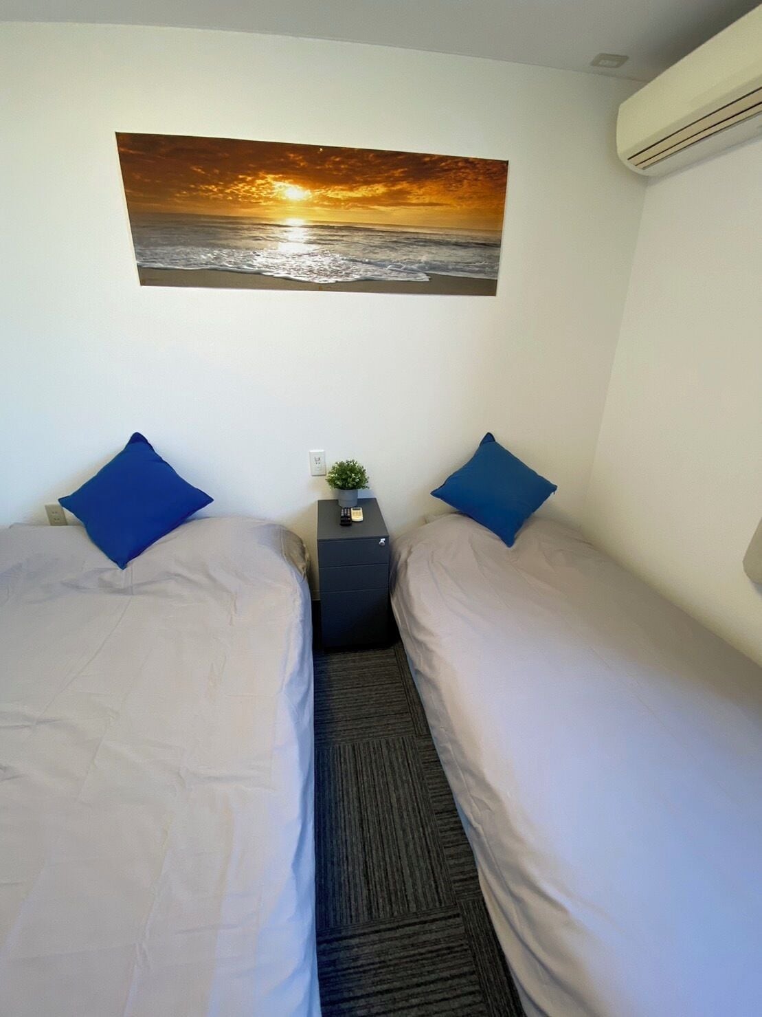 Economy Twin Room, Partial Lake View | Individually decorated, free WiFi, bed sheets