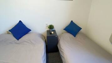 Economy Twin Room, Partial Lake View | Individually decorated, free WiFi, bed sheets