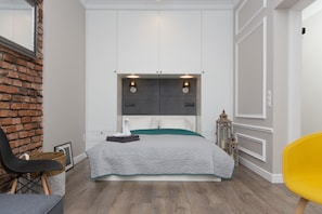 1 Schlafzimmer, Bügeleisen/Bügelbrett, kostenloses WLAN, Bettwäsche