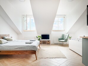 Strykjärn/strykbräda, gratis wi-fi och sängkläder