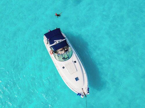 Yate Privado Para Tour en Isla Mujeres, Bebidas-snorkel Incluidos