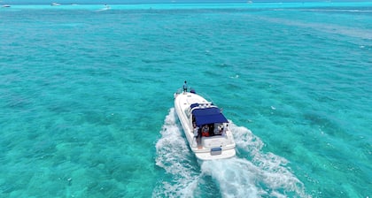 Yate Privado Para Tour en Isla Mujeres, Bebidas-snorkel Incluidos