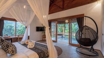 Comfort Room, Pool View | In-room safe, desk, laptop workspace, free WiFi