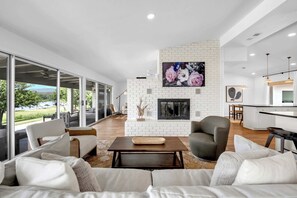 Smart TV, table football, ping pong