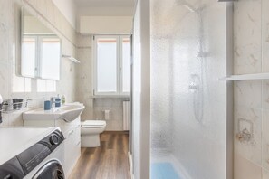 Shower, hair dryer, bidet