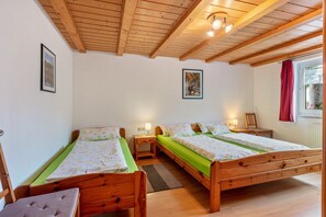 2 bedrooms, iron/ironing board, free WiFi, bed sheets