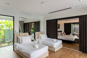 Luxury Villa, Balcony, Garden View | 4 bedrooms, free WiFi, bed sheets - Tropical Haven 4 Bedroom Pool Villa (Choeng Thale)
