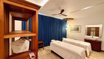 Behandlingsrom for par, dypvevsmassasje og svensk massasje