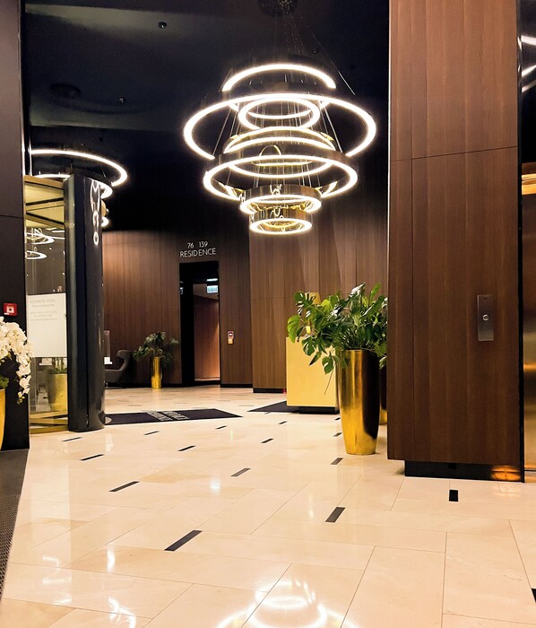 Sitteområde i lobbyen