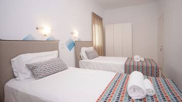 Apartemen Comfort, pemandangan pantai | 1 kamar tidur, seprai katun Mesir, seprai premium, dan brankas