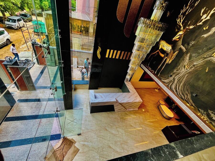 Sala de estar en el lobby