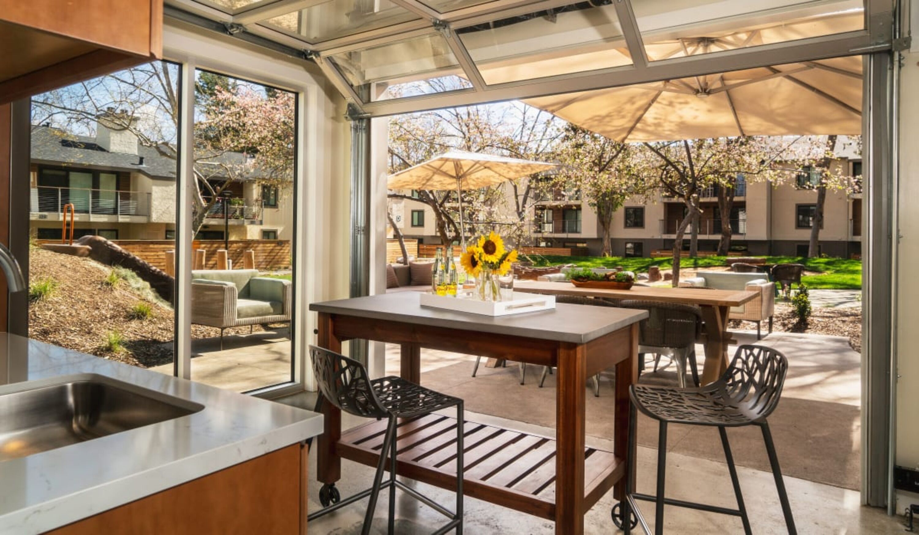 Aire de pique-nique/barbecue