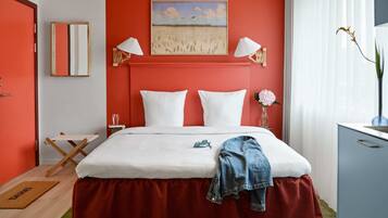 1 soverom, strykejern/-brett, reiseseng for barn og wi-fi