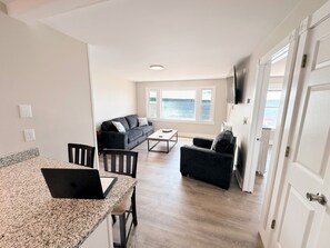 Deluxe Apartment, Beach View | Living area - Saratoga Lakeside Retreat (Saratoga Springs)