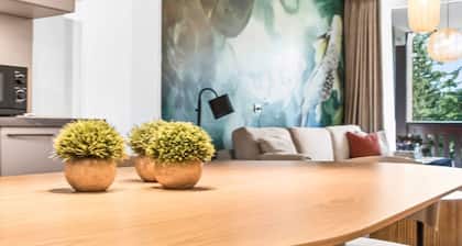 2 Bedroom Apartment with Sauna, next to Ski and Bikepark