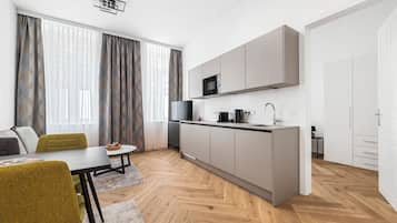 Departamento básico, 1 habitación, cocineta | Área de sala de estar
