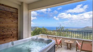 Suite, Balcony, Sea View | Terrace/patio