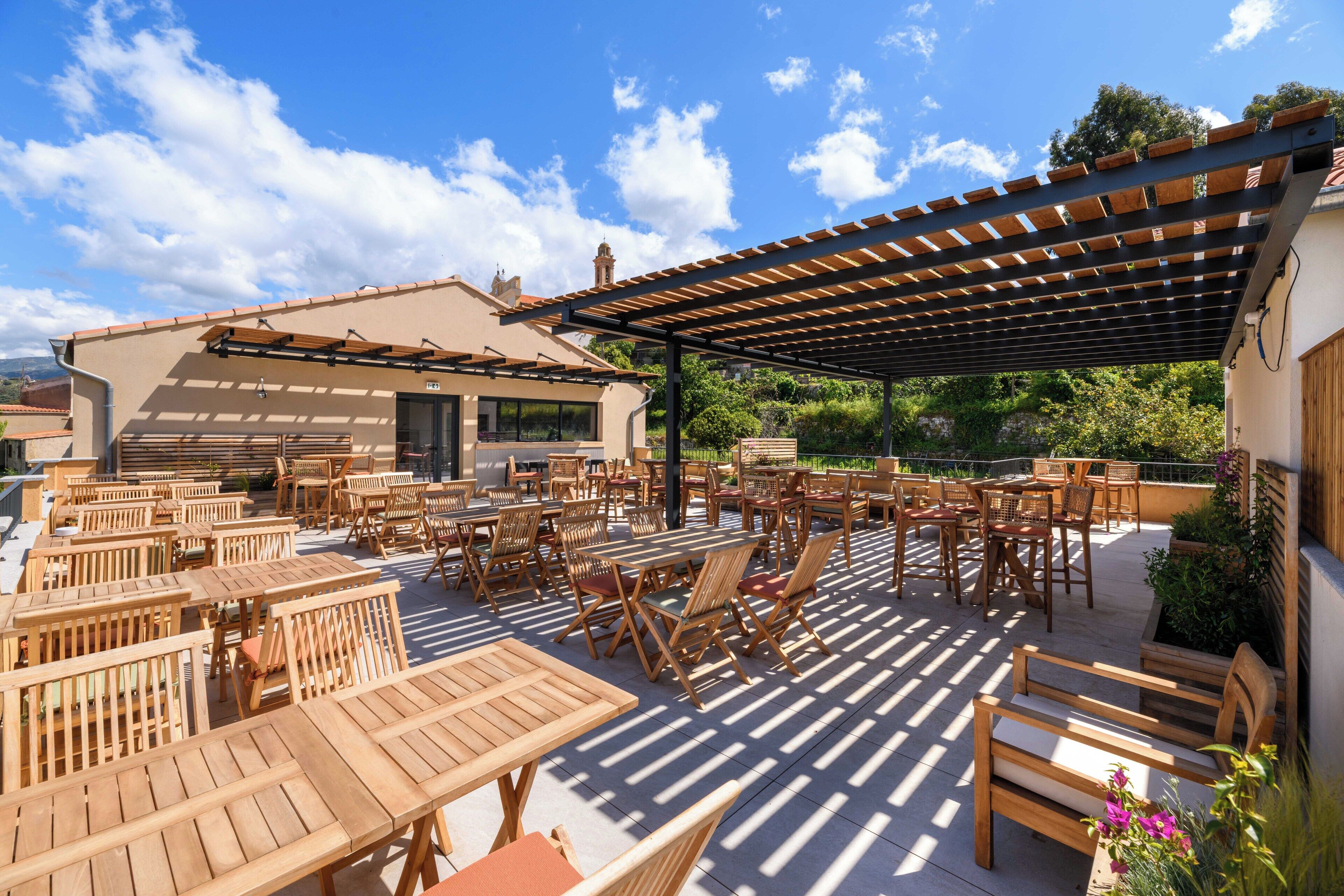 Terrasse sur le toit