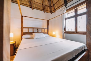 Luxury-Bungalow, 1 King-Bett und Schlafsofa, Gartenblick | 1 Schlafzimmer, individuell dekoriert, individuell eingerichtet