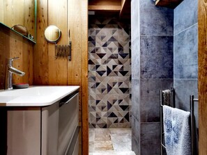 Bathroom - Renovated studio on the slopes, ideal for 4 (Les Gets)