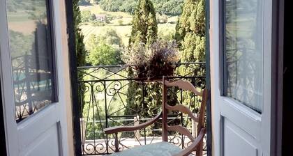 Accommodation nestled in the countryside, with natural landscapes, and meadows.