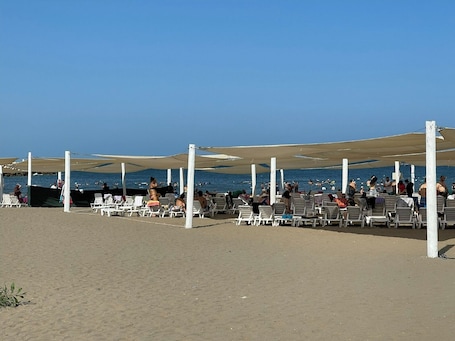 Sun loungers. Now Boutique Hotel