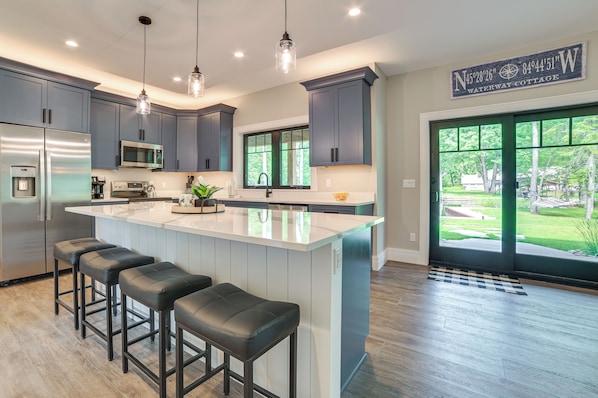 Cottage (4 Bedrooms) | Interior - Cottage on Crooked River w/ Dock + Slip! (Alanson)