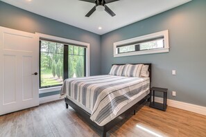 Interior - Fire Pit & Lake Views: Cozy Crooked River Retreat! (Alanson)