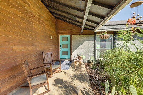 House (3 Bedrooms) | Interior - Outdoor Pool & Fire Pit: Modern Austin Home (Austin)