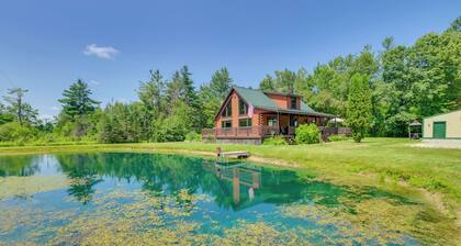 Michigan Cabin w/ On-site Fishing Pond & Deck