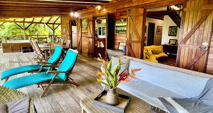 Villa California, 4 chambres, vue mer CaraĂŻbes.