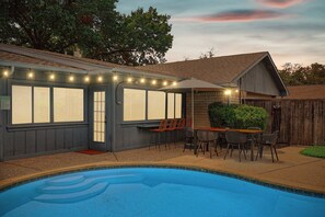 Pool - 4-BD Serene Hideaway w Pool, Foosball, and Patio (Dallas)