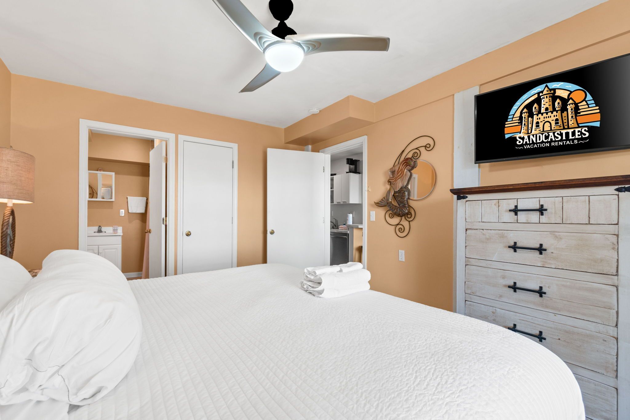 1 غرفة نوم وواي فاي مجانًا وملاءات أسرّة